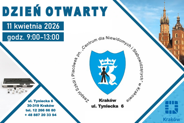 Plakat informujący o Dniu Otwartym