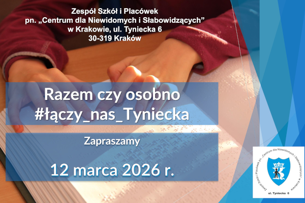 Plakat informujący o konferencji „Razem czy osobno”